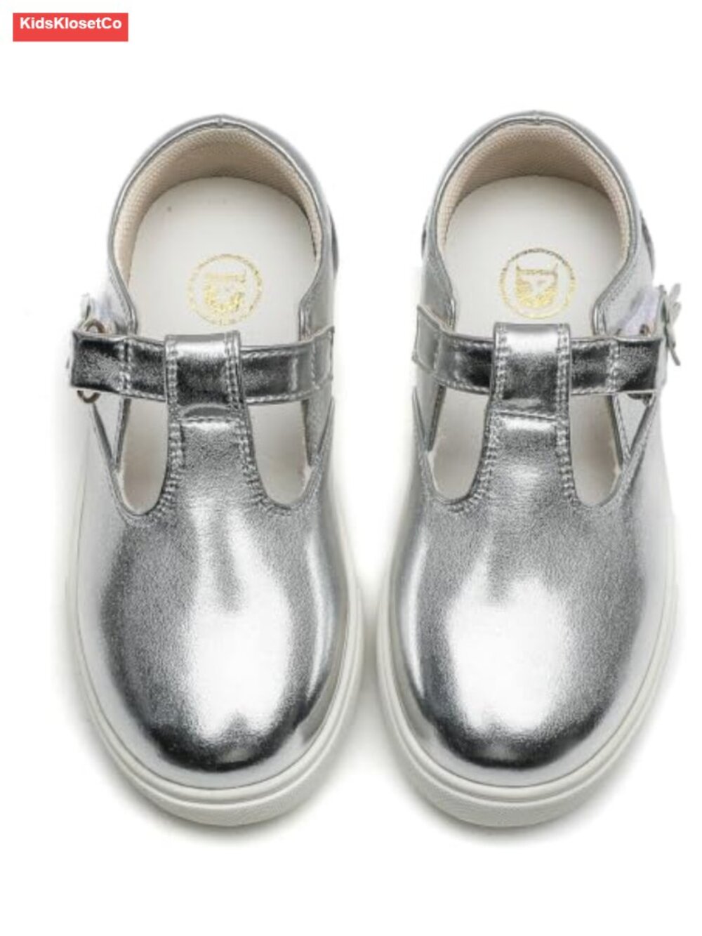 Girls Mary Jane Flats T-Strap School Shoes Cute Flowers Non-Slip - Picture 6 of 6